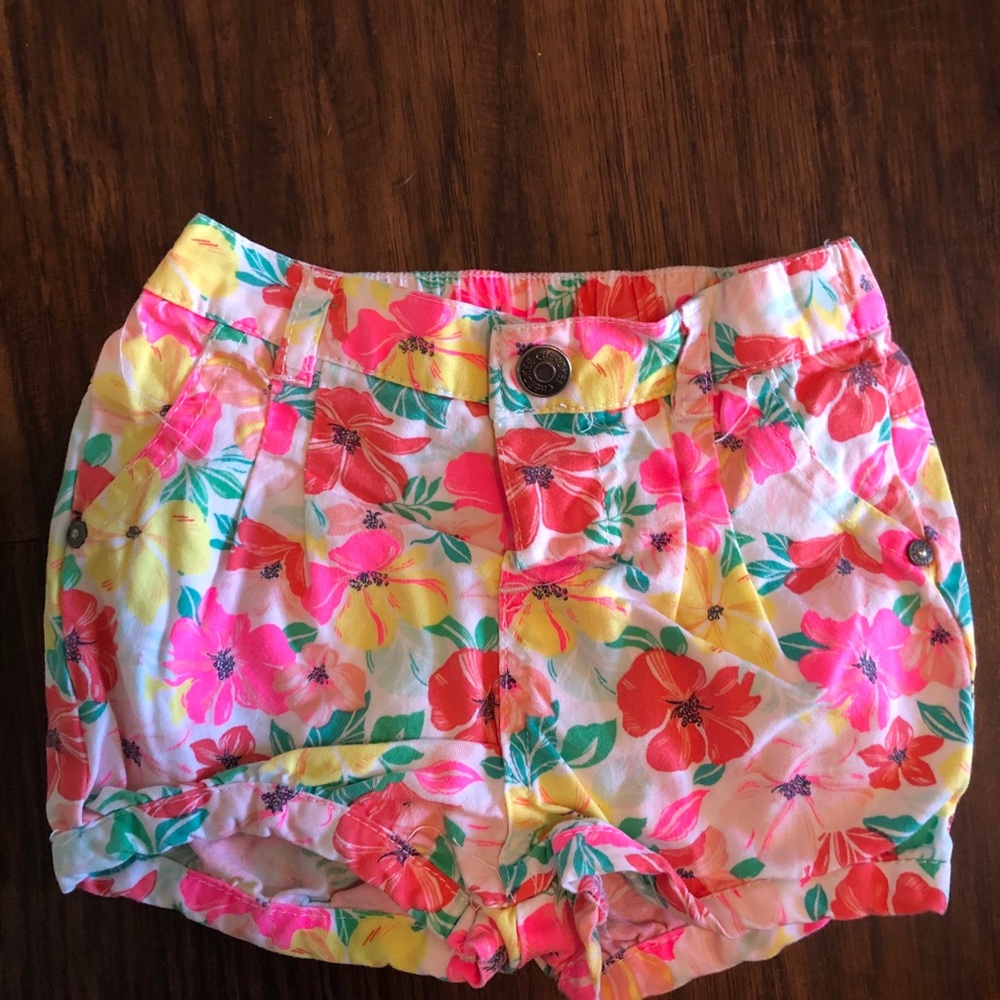 0-3 months little girl shorts